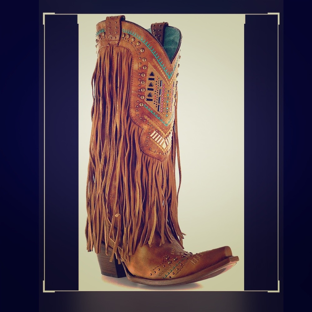 ISO Corral size 10 fringe boot